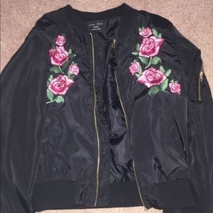 Floral Bomber Jacket